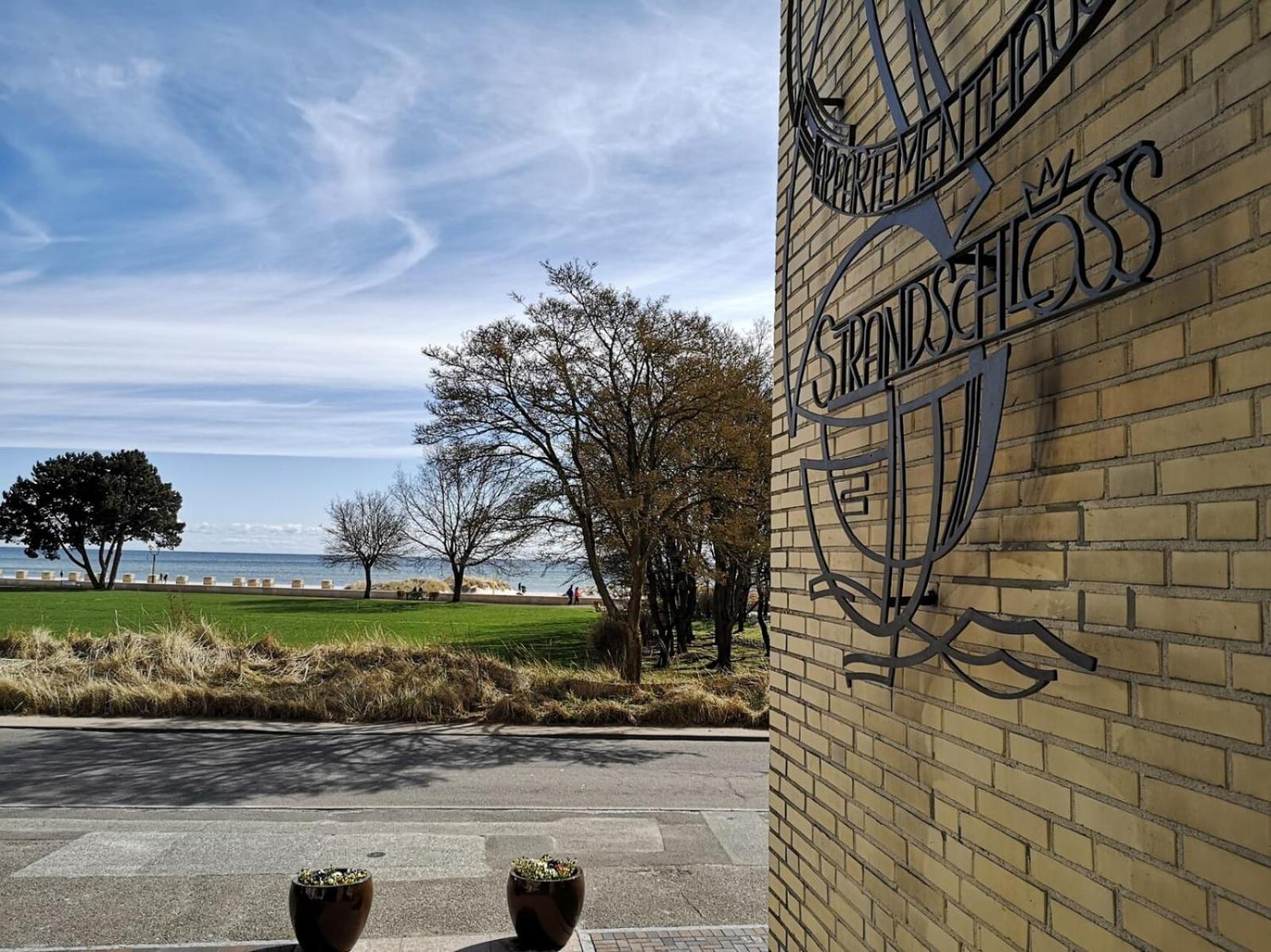 Strandschloss Strandkoje-Ostseeblick Grömitz Esterno foto