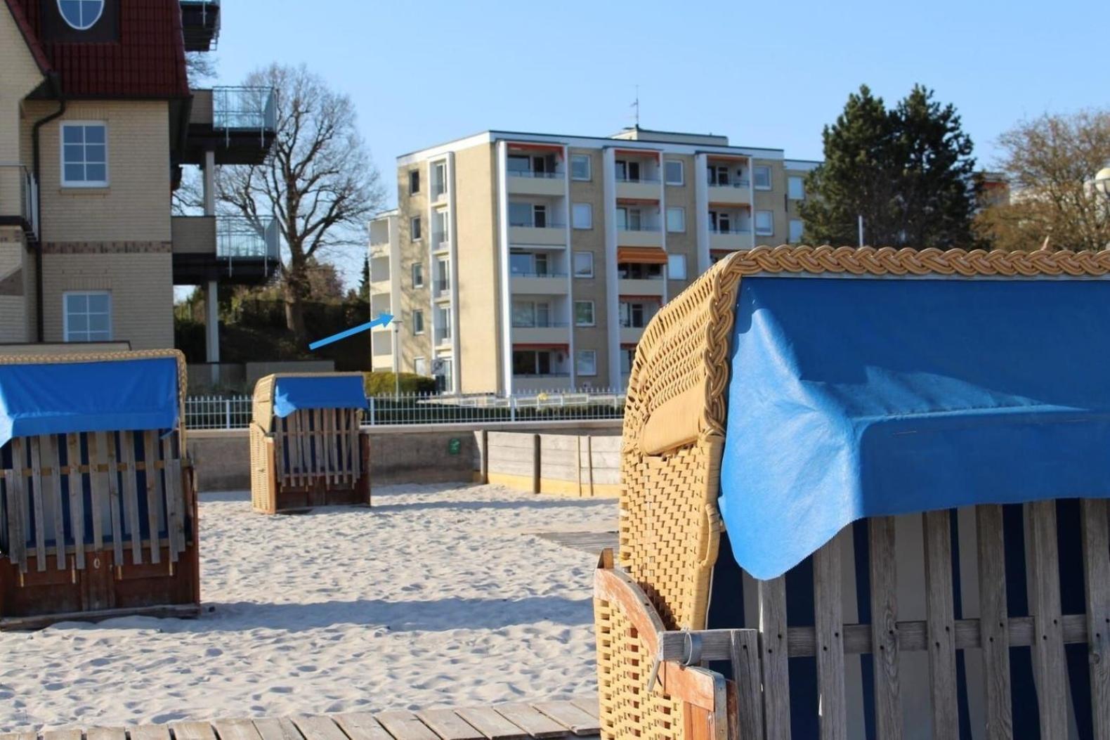 Strandschloss Strandkoje-Ostseeblick Grömitz Esterno foto